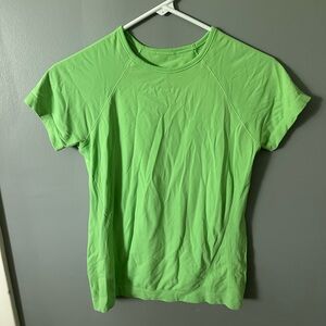 Athleta Vibrant Green Short Sleeve Tee